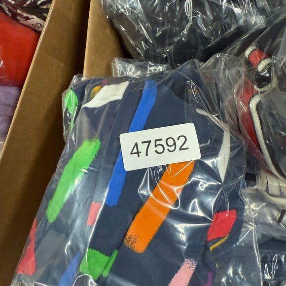 Takepride Jumpsuit Women M Medium Blue Geometric Sleeveless Straight Rayon - Picture 6 of 6